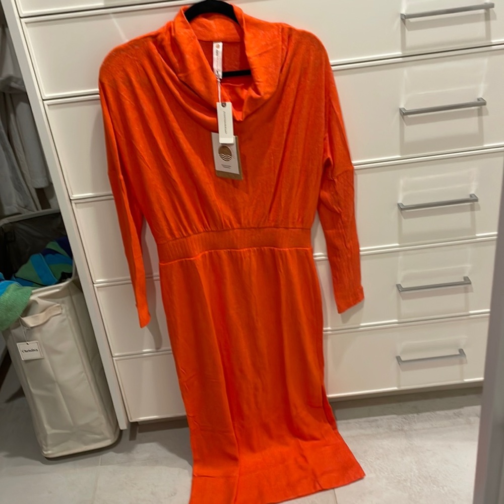 Anthropology daily practice knit midi dress size small